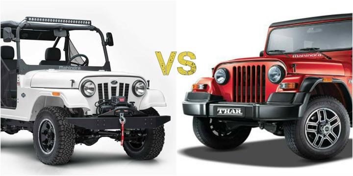 Mahindra Roxor Vs Mahindra Thar Main