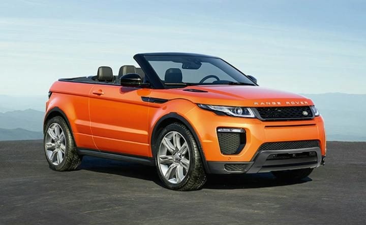 Jaguar Land Rover Range Rover Evoque Convertible Profile