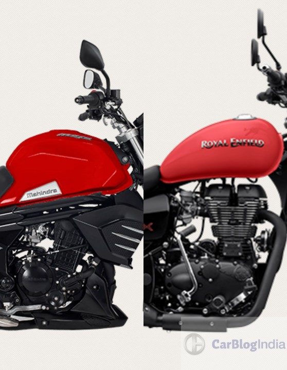 Royal Enfield Thunderbird 350X vs Mahindra Mojo UT 300