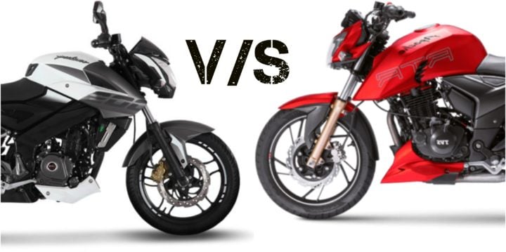 TVS Apache RTR 200 4V Vs Bajaj Pulsar NS200 profile