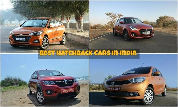 Best hatchback cars in india image list