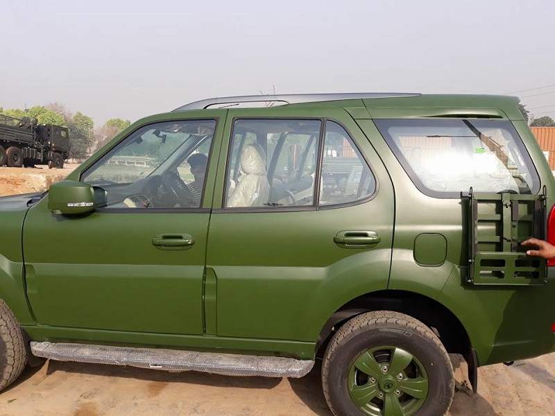 tata safari army edition