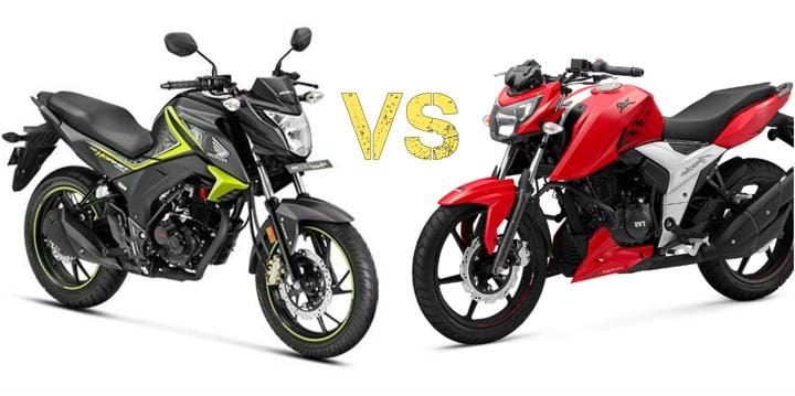 Apache RTR 160 4V VS Honda CB Hornet 160R