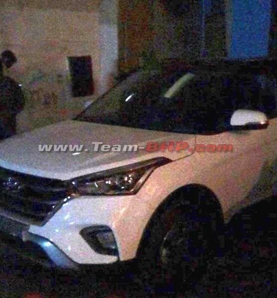 hyundai creta facelift india spy shot