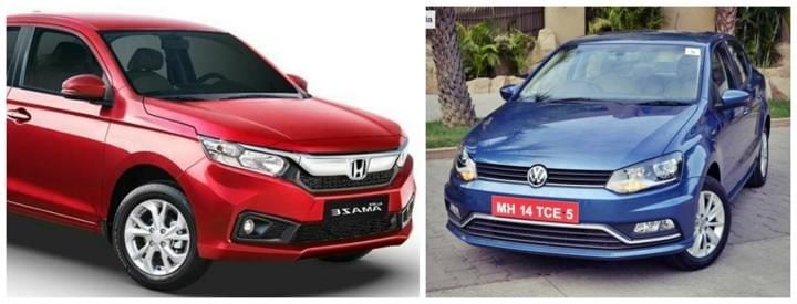 2018 Honda Amaze vs Ameo-720x600