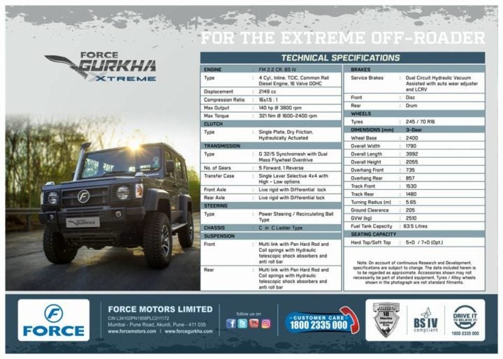 Force Gurkha Xtreme