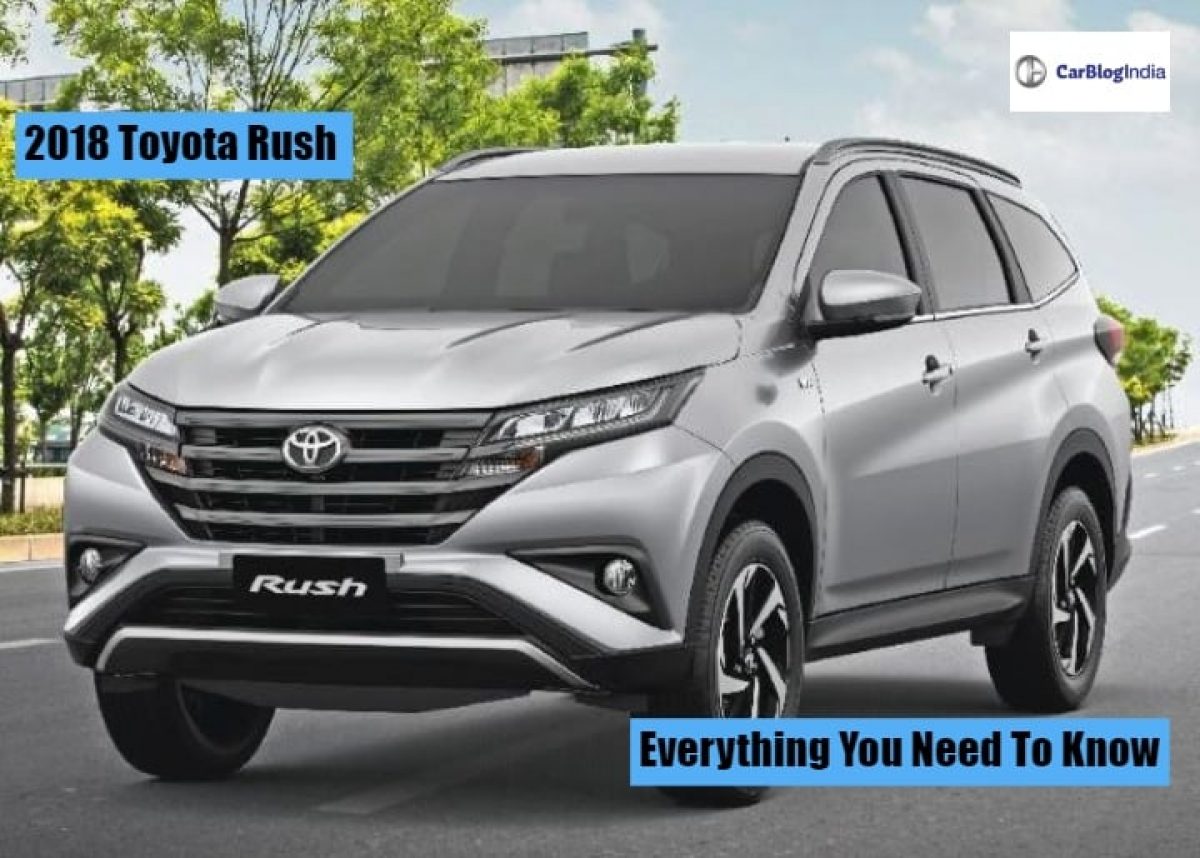 2018 Toyota Rush India Launch Date Price Interiors Features And