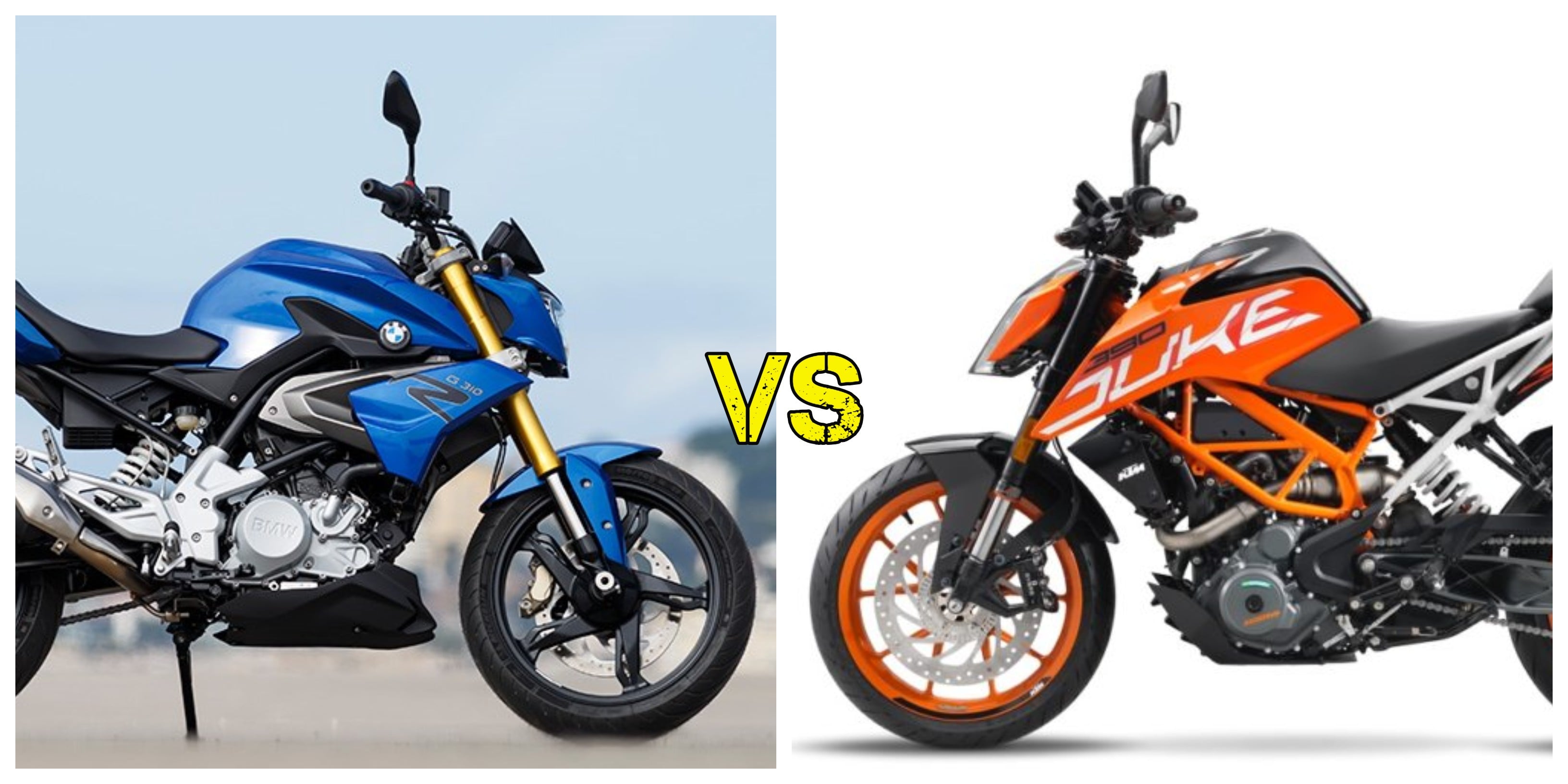 BMW G310R Vs KTM Duke 390