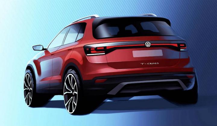 Volkswagen T-Cross teaser image rear