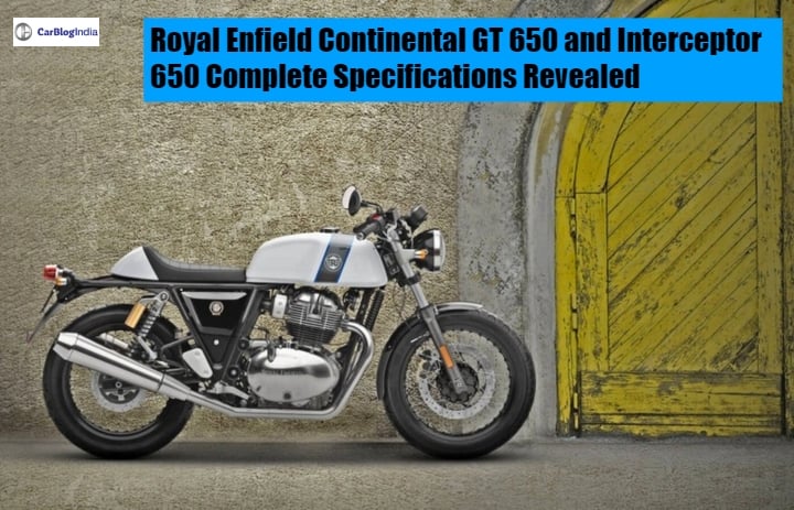 Royal Enfield Continental GT 650 and Interceptor 650 main image
