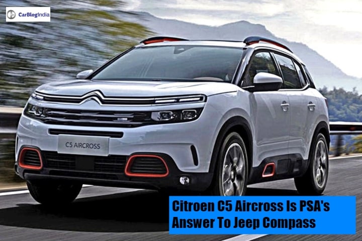 citroen c5 aircross suv front image