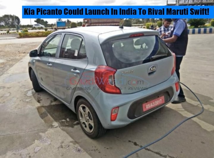 kia picanto spy image