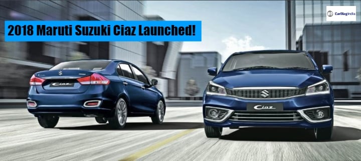 2018 Maruti Suzuki Ciaz Facelift