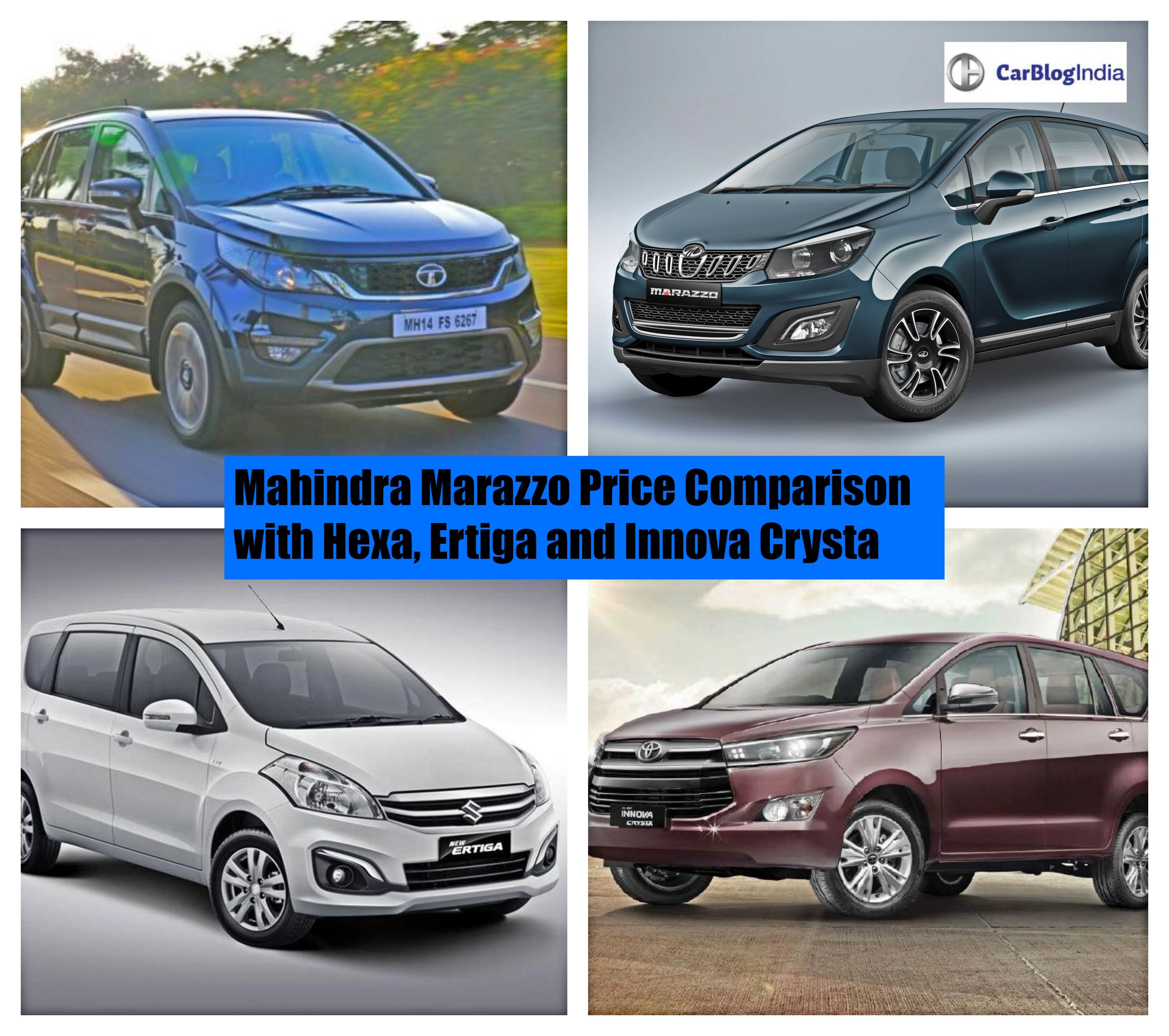 Mahindra Marazzo Vs Competition