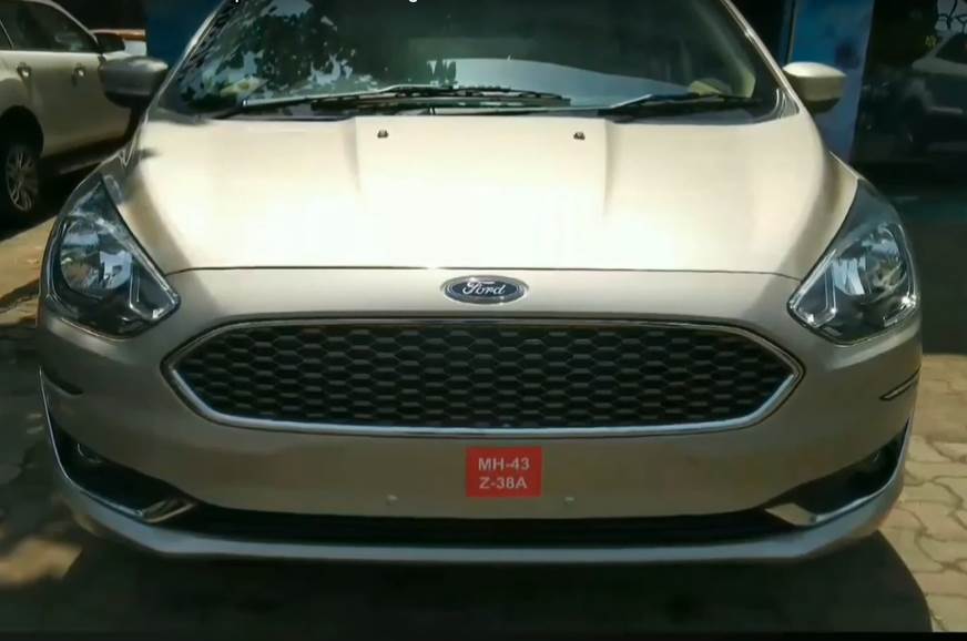 ford aspire facelift front image