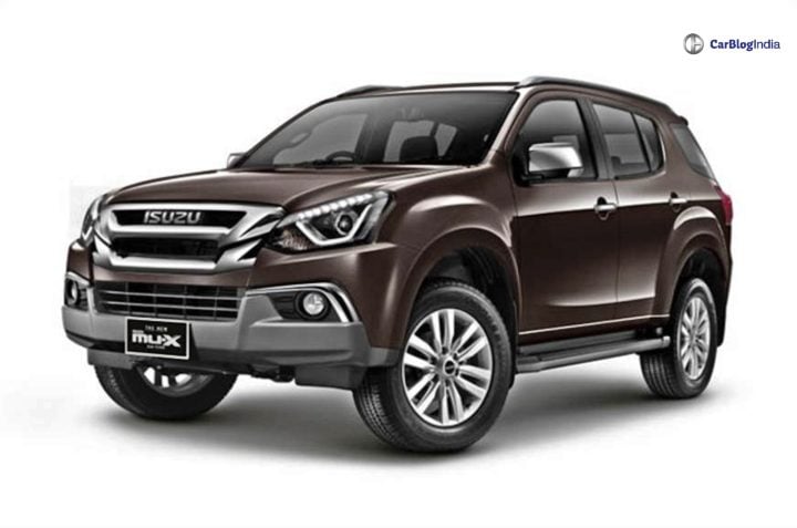 isuzu MU-X facelift front image