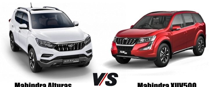 Mahindra Alturas Vs Mahindra Xuv 500 Front Image