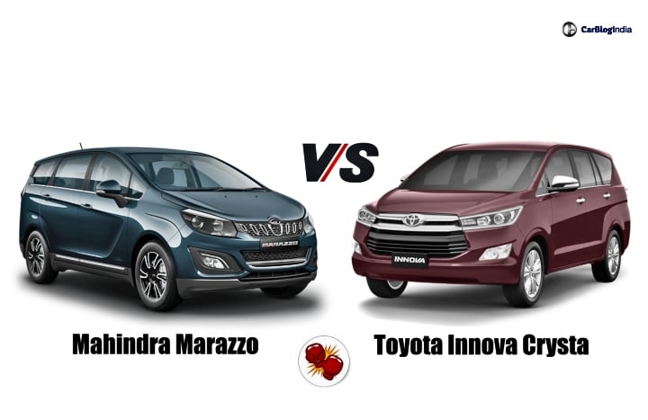 mahindra marazzo vs toyota innova crysta social image