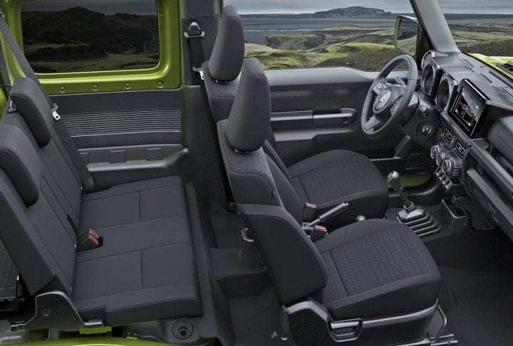 maruti gypsy seating image