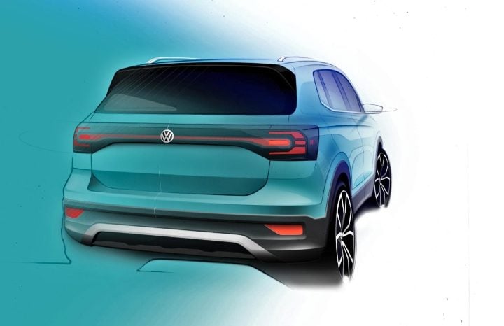 volkswagen t cross rear  Image