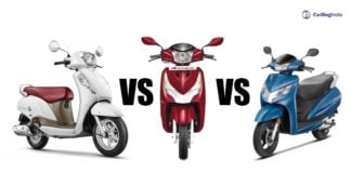 Hero Destini 125 Vs Honda Activa 125 Vs Suzuki Access 125