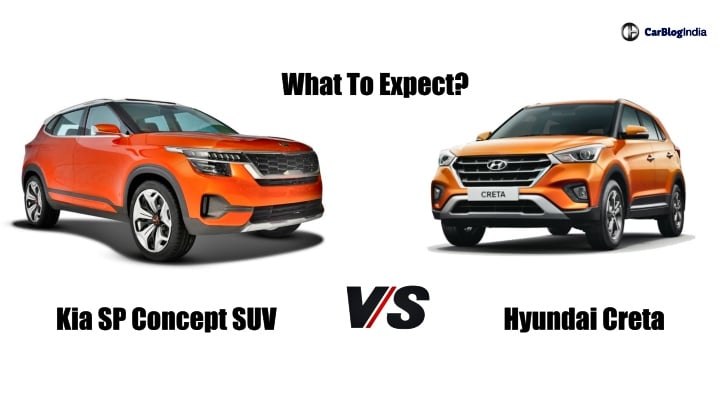 Kia SP Concept Vs Hyundai Creta comparison image
