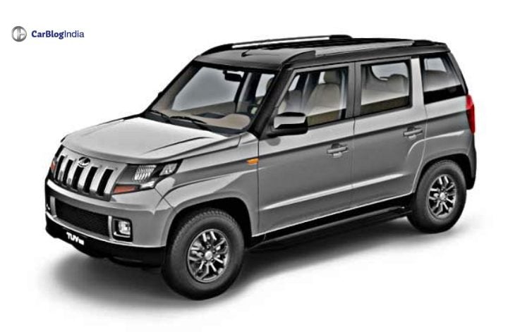 mahindra tuv 300 facelift front image