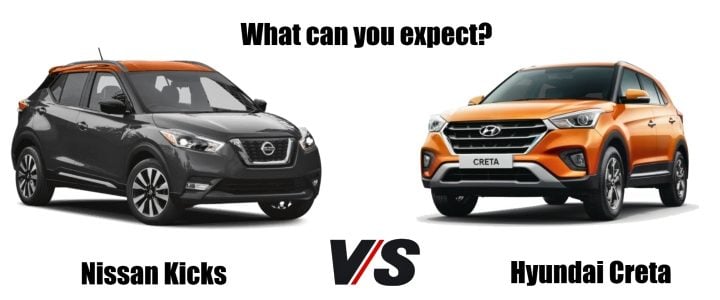 Nissan Kicks Vs Hyundai Creta Comparison Image