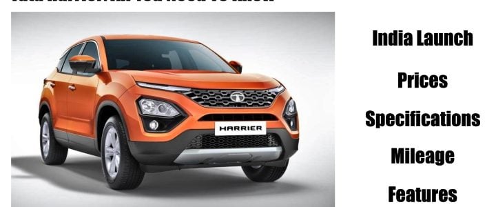 tata harrier front image