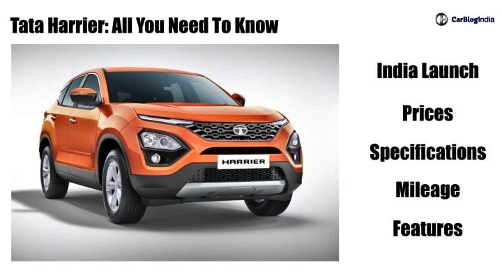 tata harrier front image