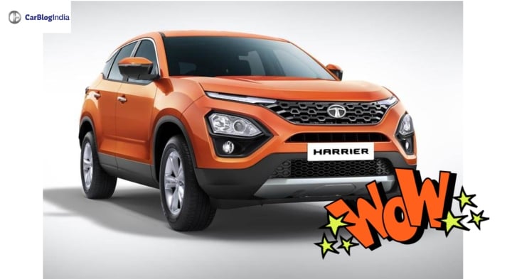 tata harrier front image