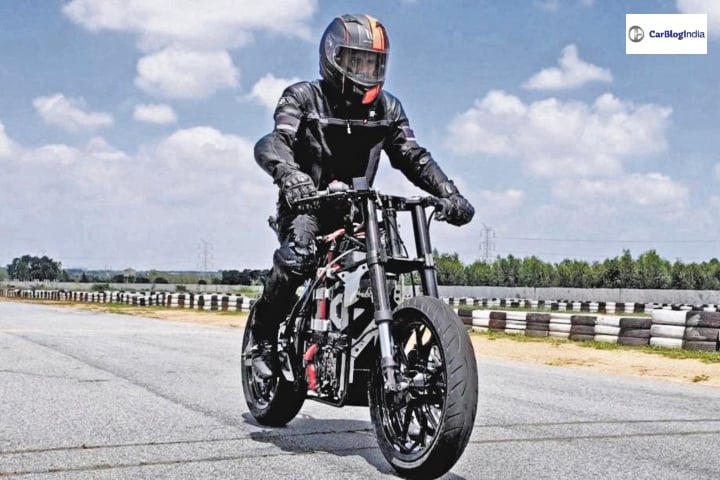 tvs electric bike on road price
