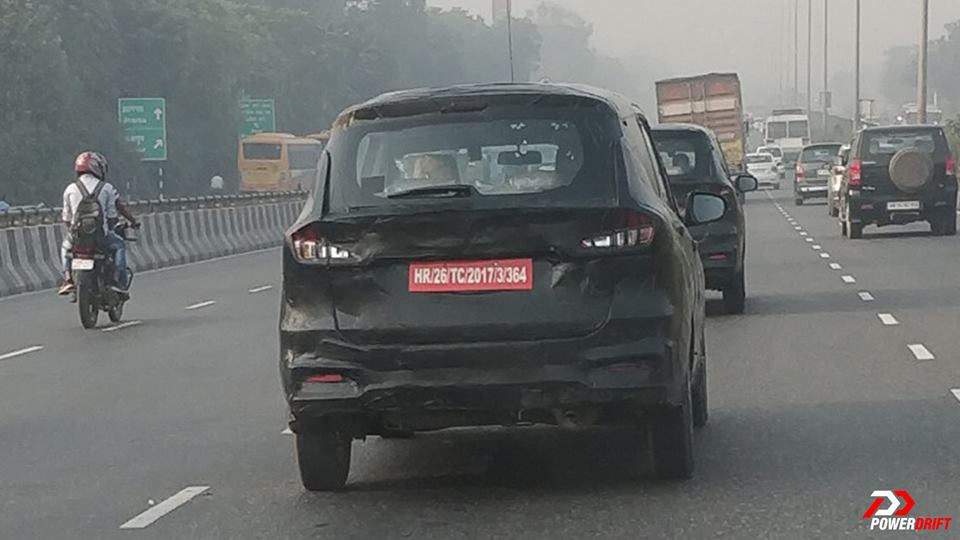 2018 Maruti Ertiga spy 2