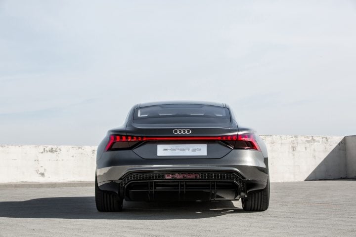 Audi e-tron GT concept rear image