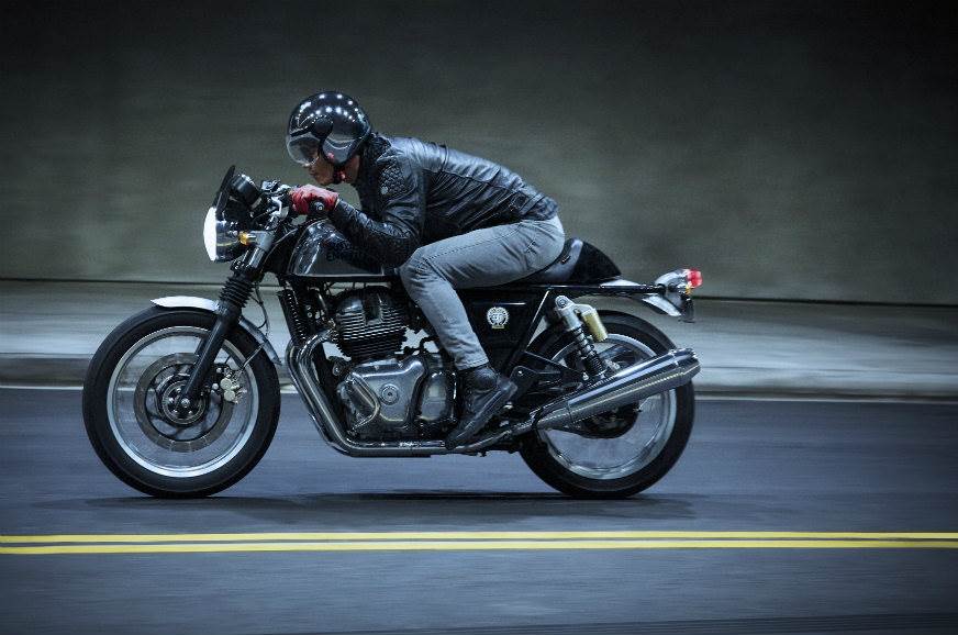 Royal Enfield gt 650 action image