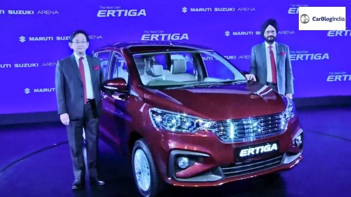 maruti suzuki ertiga launched image