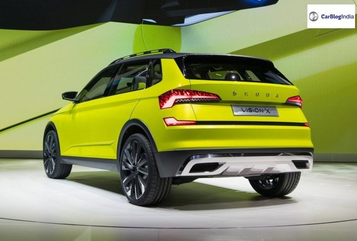 skoda kosmiq vision x rear image