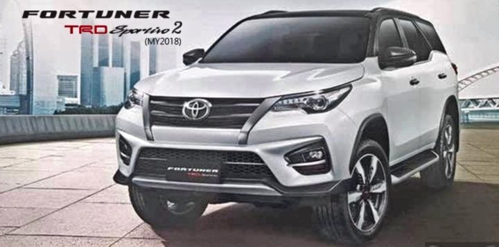 toyota fortuner trd front image