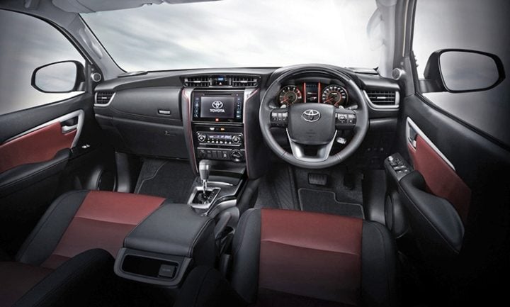 toyota fortuner trd interiors image