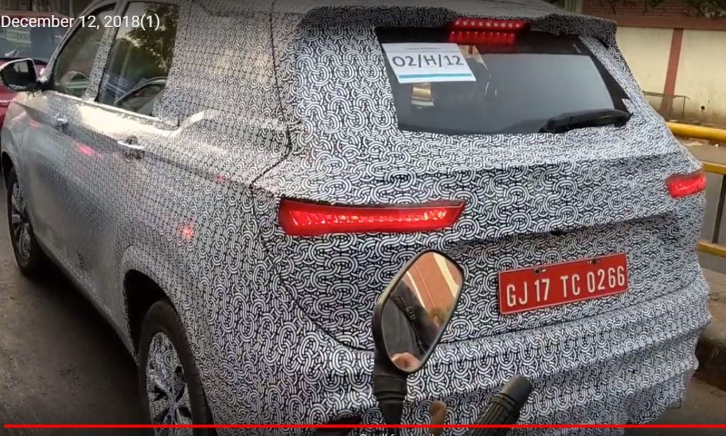 MG Motors SUV Spy Shot