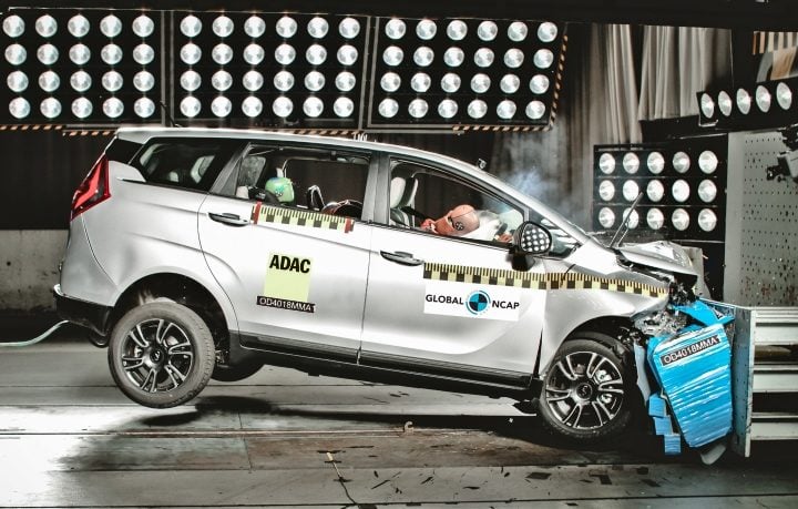 Mahindra Marazzo Crash Test Image