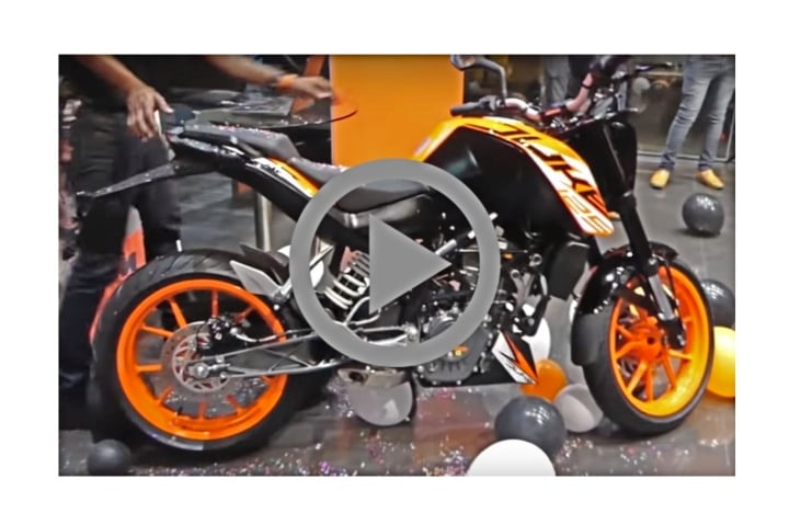 ktm duke 125 video bike