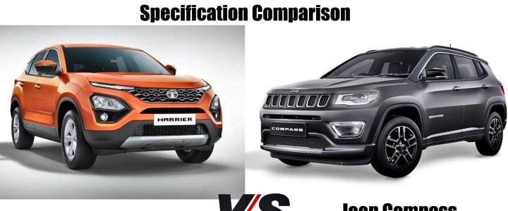 Tata Harrier Vs Jeep Compass Comparison Image