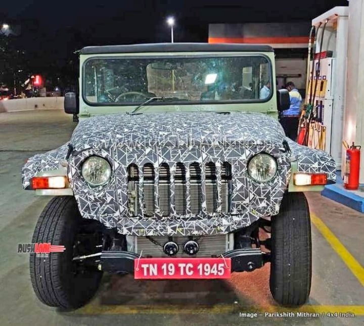 2019 mahindra thar front image