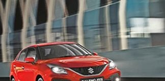 2019 maruti baleno rs front image