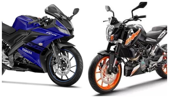 Yamaha R15 V3 ABS Vs KTM Duke 200 ABS