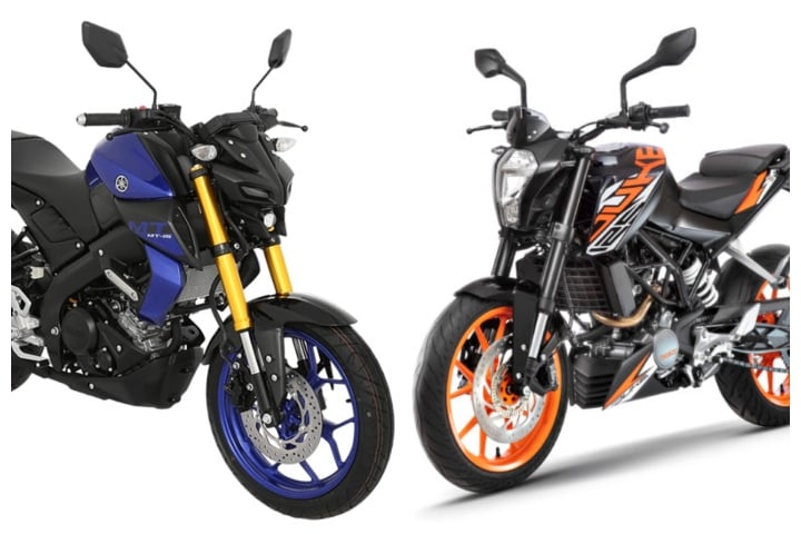 Yamaha MT-15 Vs KTM Duke 125