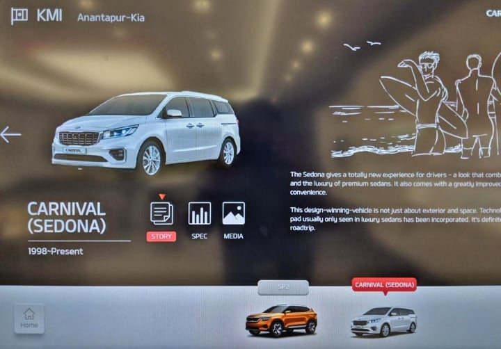 kia carnival one image