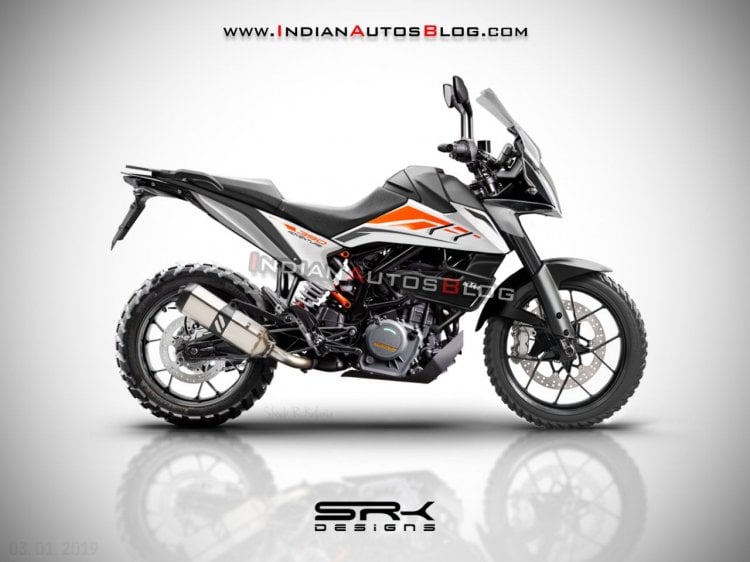 KTM 390 Adventure Rendering