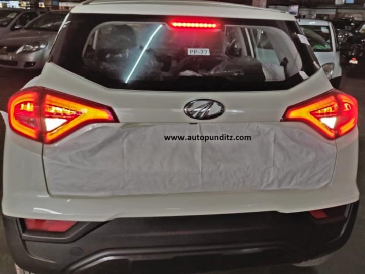 mahindra xuv 300 rear spy image